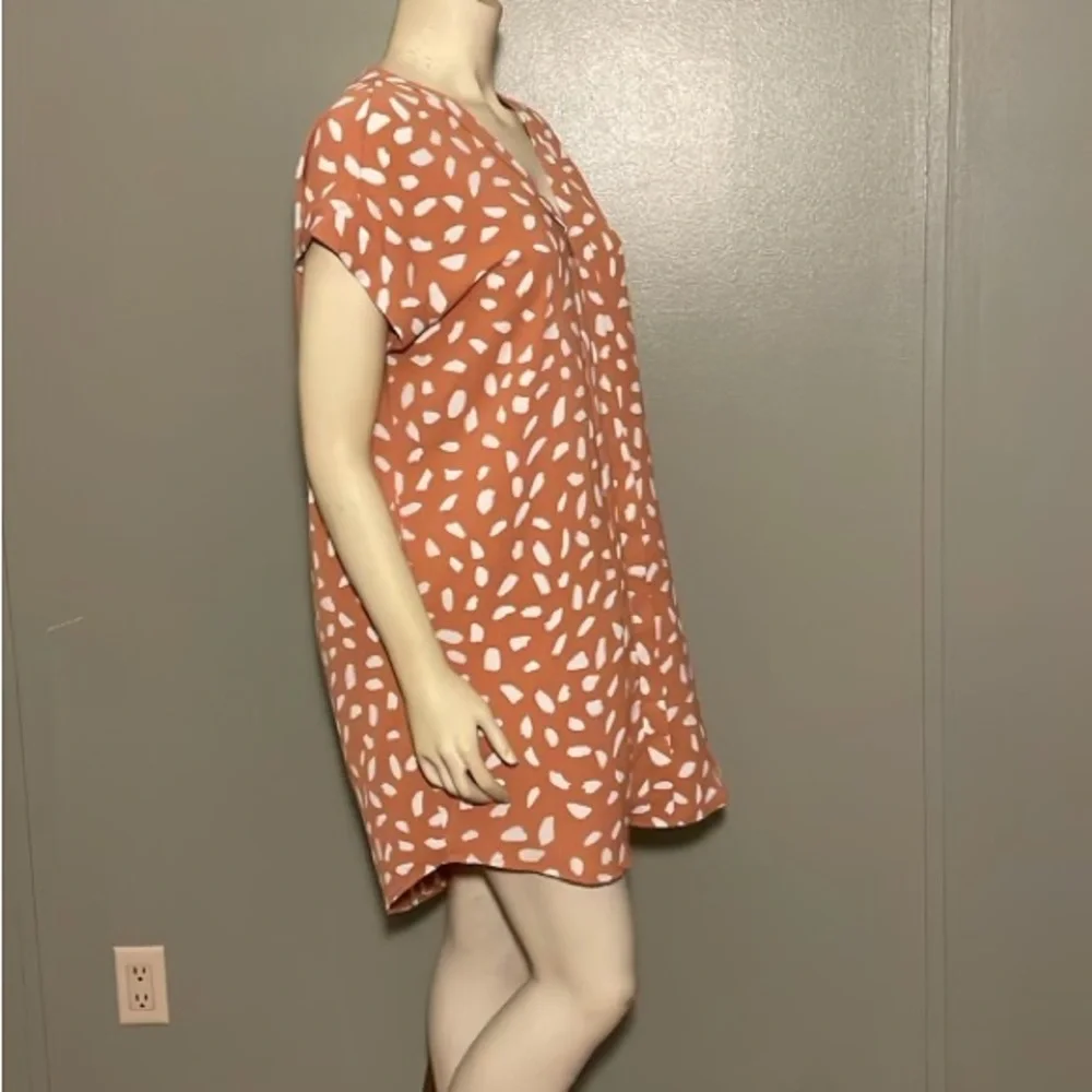 Umgee Orange and White Patterned Dress - Picture 3 of 15
